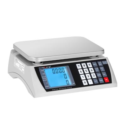 Telweegschaal - 30 kg / 1 g - 22,3 x 17,4 cm - batterij 72 uur - 3 LCD