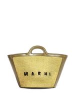 Marni sac à main Tropicalia à logo brodé - Vert