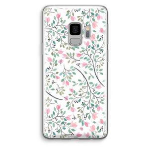 Sierlijke bloemen: Samsung Galaxy S9 Transparant Hoesje