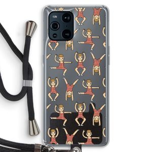 Gymboys: Oppo Find X3 Transparant Hoesje met koord
