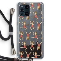 Gymboys: Oppo Find X3 Transparant Hoesje met koord