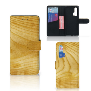 Honor 20 Pro Book Style Case Licht Hout