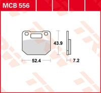TRW Remblokken, en remschoenen voor de moto, MCB556 Allround organisch