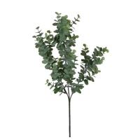 Mica Decorations Kunstblad - eucalyptus - groen - tak - 65 cm - decoratie