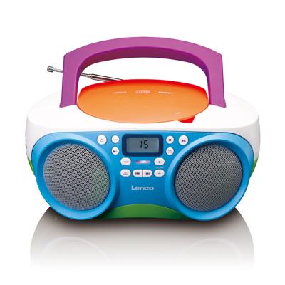 LENCO SCD-41 - Draagbare FM Radio - CD/USB-speler - Multi colour