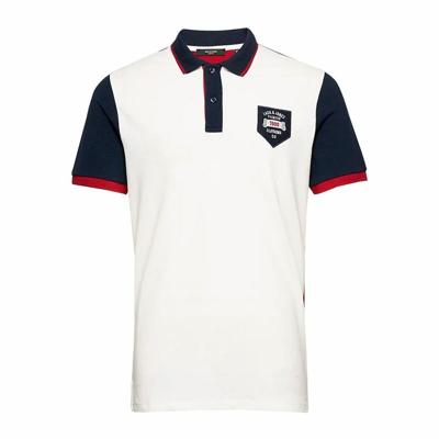 Herenpolo met Korte Mouwen Jack & Jones Jcodragon Wit - Maat: S