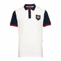 Herenpolo met Korte Mouwen Jack & Jones Jcodragon Wit - Maat: S