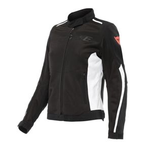 DAINESE Hydraflux 2 Air Lady D-Dry Jacket, Doorwaai motorjas dames, Zwart-Wit