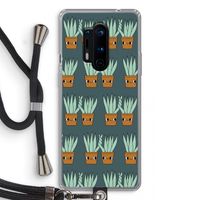 Sansevieria: OnePlus 8 Pro Transparant Hoesje met koord