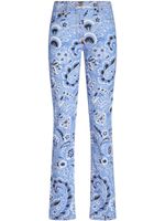 ETRO bandana-print skinny jeans - Bleu - thumbnail