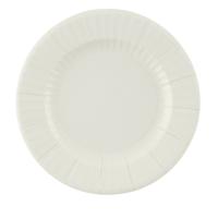 Feestbordjes/gebaksbordjes - 8x - zilver grijs - rond - papier/karton - 21cm Feestbordjes/gebaksbordjes - 8x - zilver grijs - rond - papier/karton - 21cm