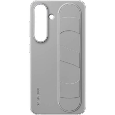 Samsung Standing Grip Backcover Samsung Galaxy S25 Grijs Geïntegreerde handgreep voor mobiele telefoon, Met standfunctie