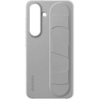 Samsung Standing Grip Backcover Samsung Galaxy S25 Grijs Geïntegreerde handgreep voor mobiele telefoon, Met standfunctie