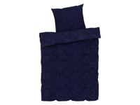 LIVARNO home Satijnen dekbedovertrek 140 x 200 cm (Paisley/blauw)