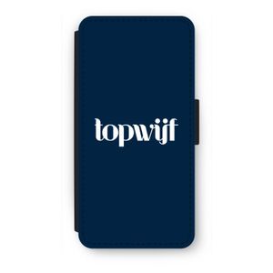 Topwijf Navy: iPhone SE 2020 Flip Hoesje