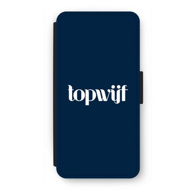 Topwijf Navy: iPhone SE 2020 Flip Hoesje
