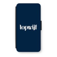 Topwijf Navy: iPhone SE 2020 Flip Hoesje