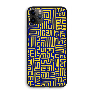 Majorelle Blue Print: iPhone 11 Pro Biologisch afbreekbaar hoesje