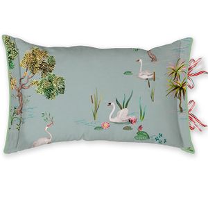 PiP Studio Little Swan Sierkussen Groen (35x60 cm)