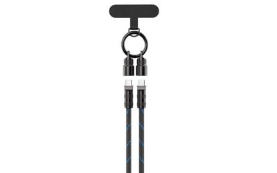 Havit CB6340 - Oplaadkabel, 1,2 m (zwart/blauw)