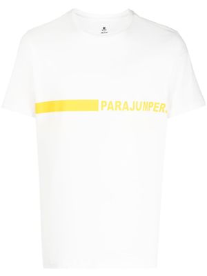 Parajumpers t-shirt en coton à logo imprimé - Blanc