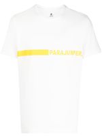 Parajumpers t-shirt en coton à logo imprimé - Blanc