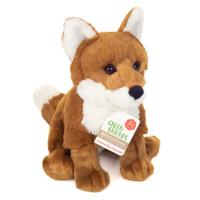 Knuffeldier Vos - zachte pluche stof - premium kwaliteit knuffels - rood - 20 cm