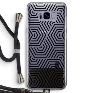 Magic pattern: Samsung Galaxy S8 Transparant Hoesje met koord
