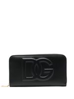 Dolce & Gabbana portefeuille à logo embossé - Noir