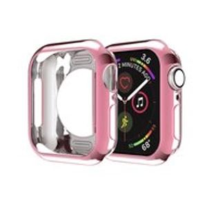 Siliconen case 38mm - Roze - Geschikt voor Apple Watch 38mm