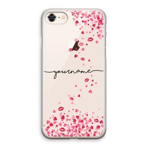 Hartjes en kusjes: iPhone 8 Transparant Hoesje