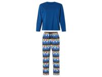 Lidl dames of heren pyjama (XXL, Marineblauw)