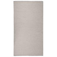 VidaXL Buitenkleed platgeweven 80x150 cm taupe