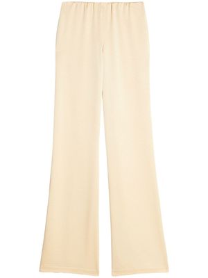 AMI Paris pantalon en satin à taille haute - Tons neutres