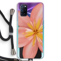 Pink Ellila Flower: Oppo A72 Transparant Hoesje met koord