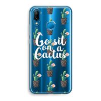 Cactus quote: Huawei P20 Lite Transparant Hoesje