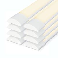 Set van 8 LED Batten 120cm - 40 Watt 5600 lumen (140lm/w) - 3000K warm wit - Vervangt 330W - Samsung SMD LED chips - Flikkervrij - IP20 Stofdicht - Onderbouwverlichting