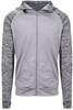 Just Cool JC057 Men´s Cool Contrast Zoodie - Grey - XXL