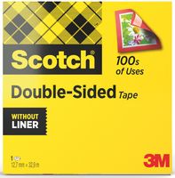 Scotch dubbelzijdige plakband ft 12 mm x 33 m - thumbnail