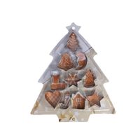 Kerstkoekjes vormpjes 10x stuks - uitsteekvormpjes - Uitsteekvormen - thumbnail
