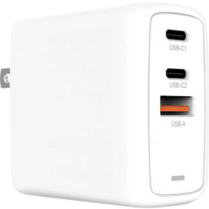 Creative 67W GaN USB-oplader 67 W Thuis, Binnen Uitgangsstroom (max.) 3000 mA Aantal uitgangen: 3 x USB-A, USB-C USB Power Delivery (USB-PD), Qualcomm Quick