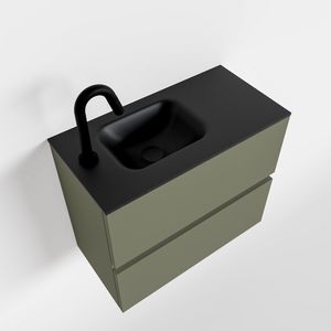 Toiletmeubel Mondiaz Ada | 60 cm | Meubelkleur Army | Lex wastafel Urban Links | 1 kraangat