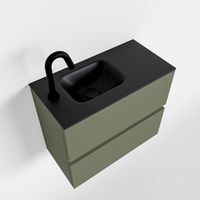 Toiletmeubel Mondiaz Ada | 60 cm | Meubelkleur Army | Lex wastafel Urban Links | 1 kraangat