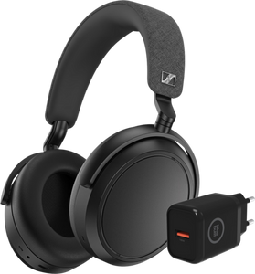 Sennheiser Momentum Wireless 4 Zwart + Bluebuilt oplader