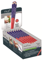 Pic A 559 dubbel potlood rood/blauw | 17,5cm | 50 stuks - pi559-50