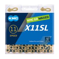 KMC Chain x11sl ti-n gold/black waxed