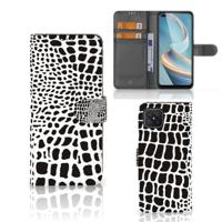 OPPO Reno4 Z | Telefoonhoesje | Met pasjeshouder | Slangenprint