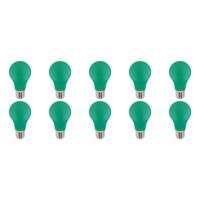 LED Lamp 10 Pack - Specta - Groen Gekleurd - E27 Fitting - 3W - thumbnail