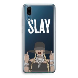 Slay All Day: Huawei P20 Transparant Hoesje