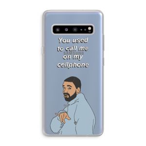 Hotline bling: Samsung Galaxy S10 5G Transparant Hoesje